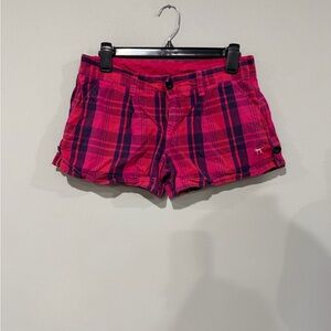 PINK by Victoria's Secret Everyday Logo Shorts - Pink Plaid - Size S